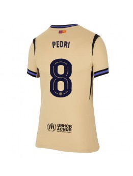 Barcelona Pedri Gonzalez #8 Zenski Gostujuci Dres 2025-26 Kratak Rukavima